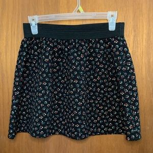 Flower Print Skirt